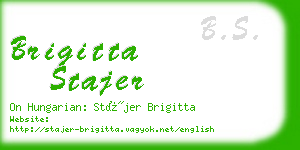 brigitta stajer business card